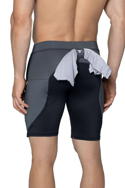 Black/Gray Shorts | MEN Shorts | Matador Meggings | OUTFAIR | OUTFAIR