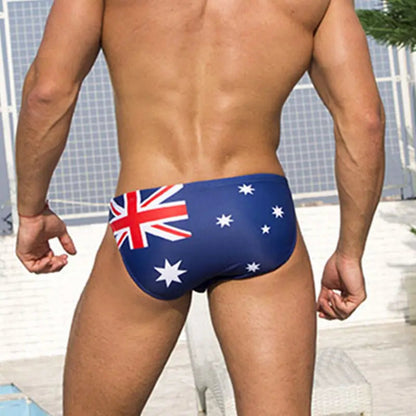 Aussie Flag Low Cut Swim Brief - view 2