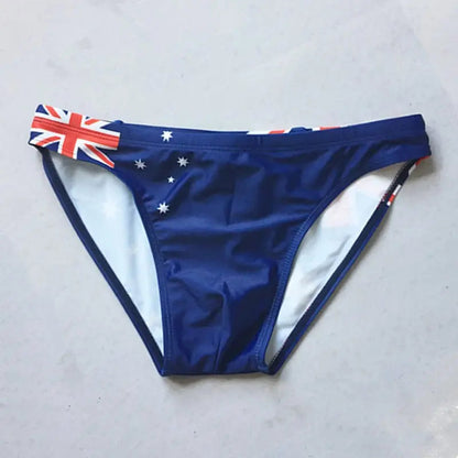 Aussie Flag Low Cut Swim Brief - view 3