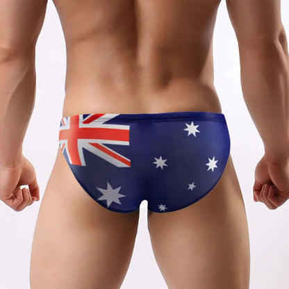 Aussie Flag Low Cut Swim Brief - view 5