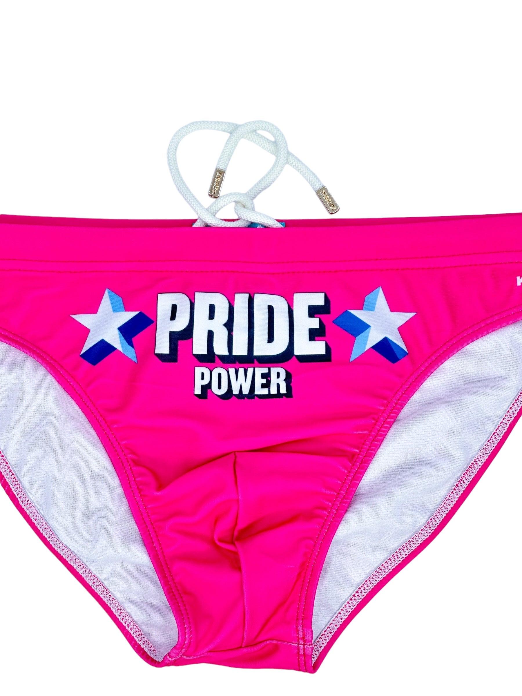 PRIDE POWER Pink Swimsuit | MEN SWIMWEAR | KBAYO | OUTFAIR | OUTFAIR