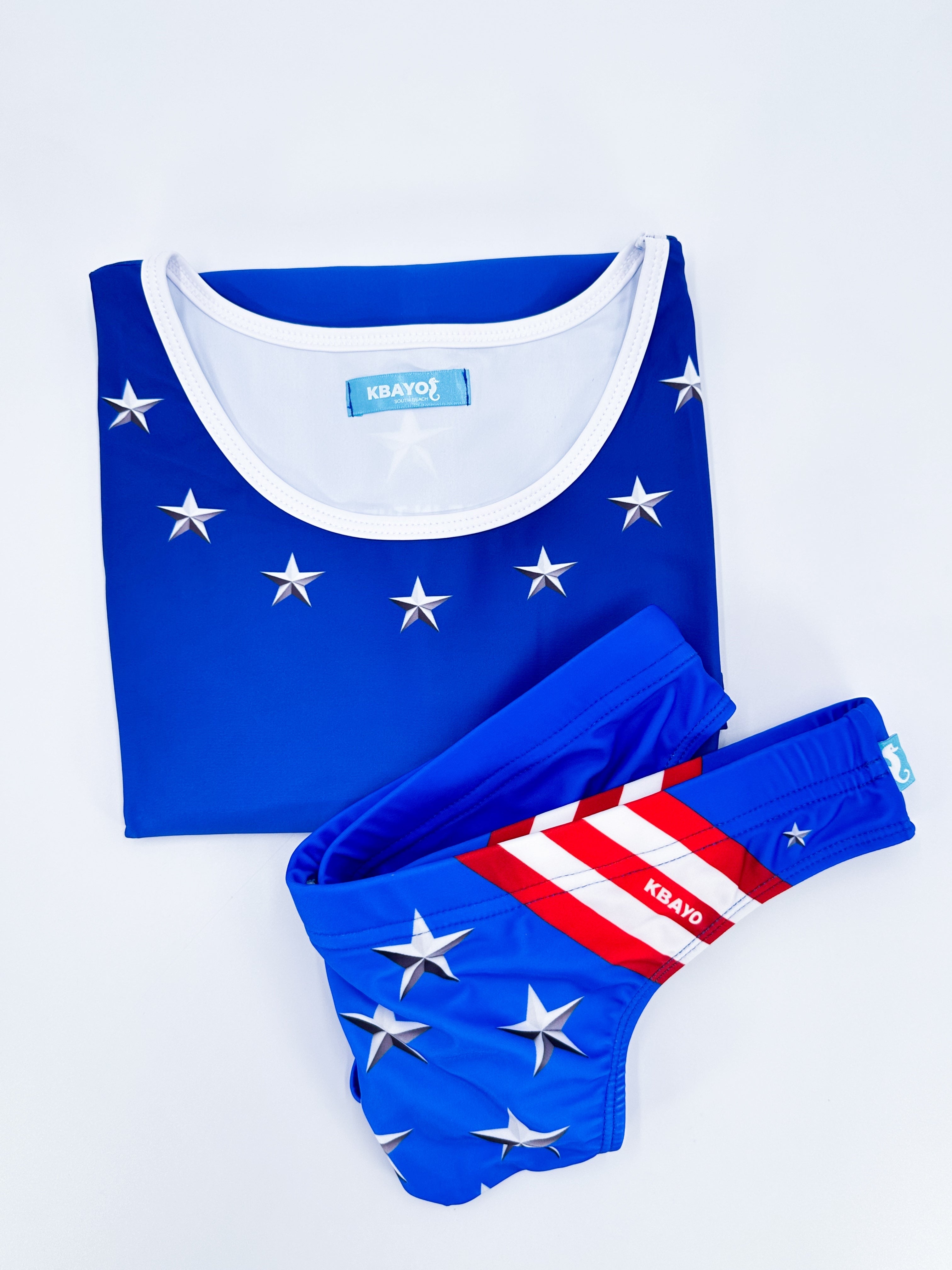 Patriot Glam Swimsuit | MEN SWIMWEAR | KBAYO | OUTFAIR | OUTFAIR