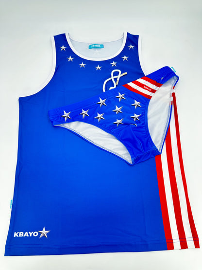 Patriot Glam Swimsuit | MEN SWIMWEAR | KBAYO | OUTFAIR | OUTFAIR