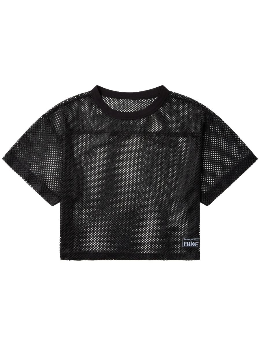 BIKE Athletic Men's activewear BAM134 Short Sleeve Practice Jersey in Bold Color Black