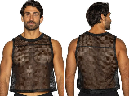 BIKE Athletic Men's activewear BAM135 Sleeveless Mesh Practice Jersey Color Color Black