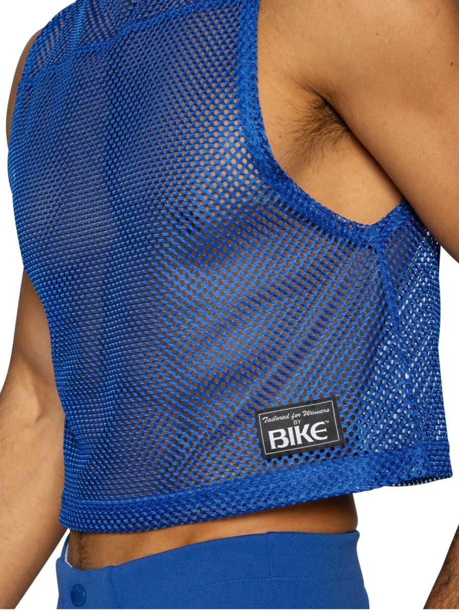 BIKE Athletic Men's activewear BAM135 Sleeveless Practice Jersey in Vibrant Royal Blue Color Royal