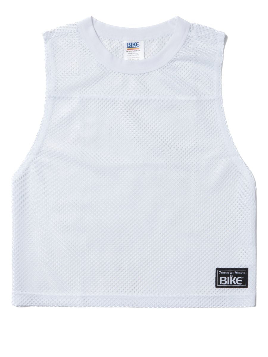BIKE Athletic Men's activewear BAM135 Sleeveless Practice Jersey - Performance Color White