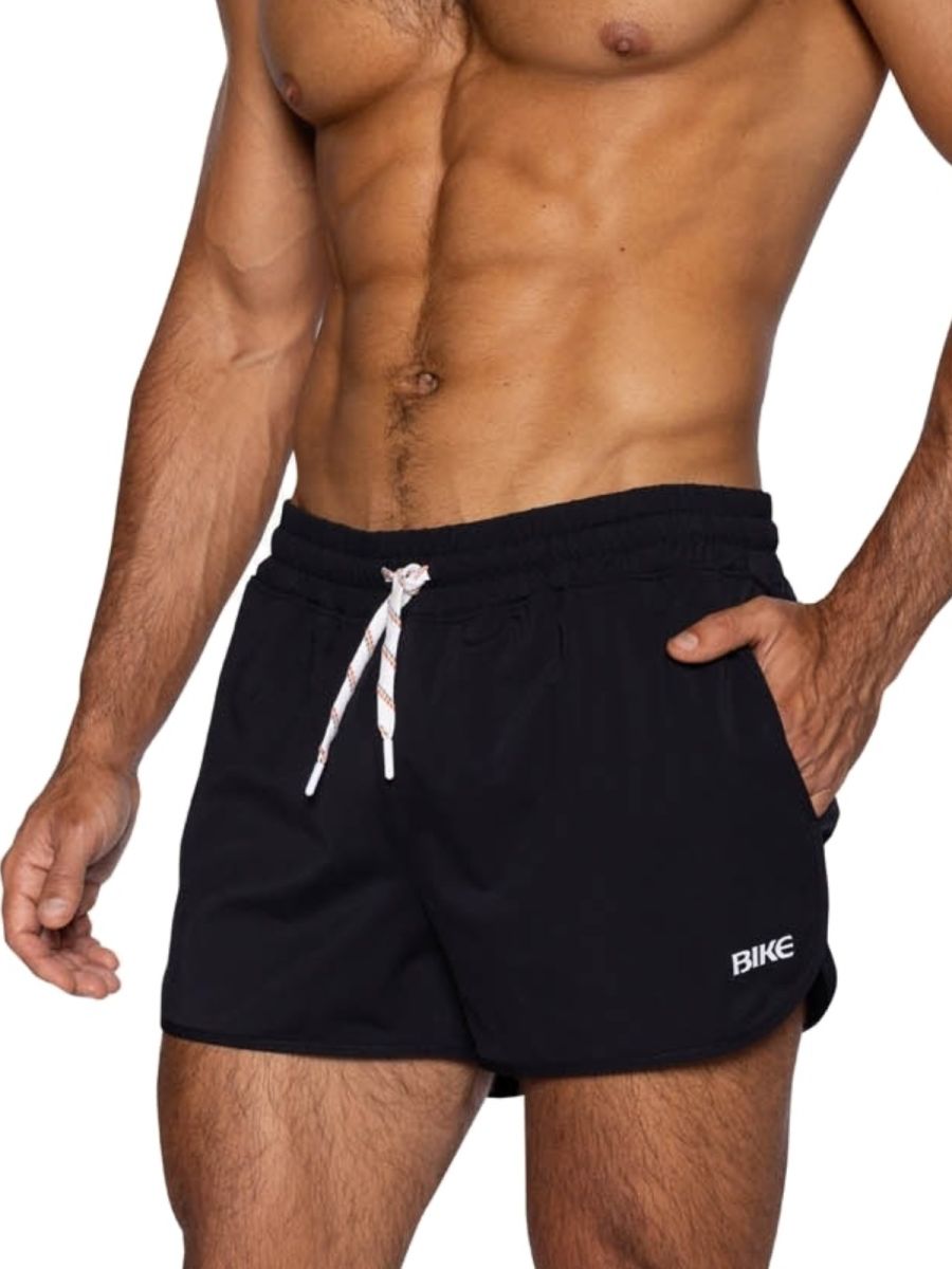 BIKE Athletic Men's activewear BAM200 Track Short Color Color Black