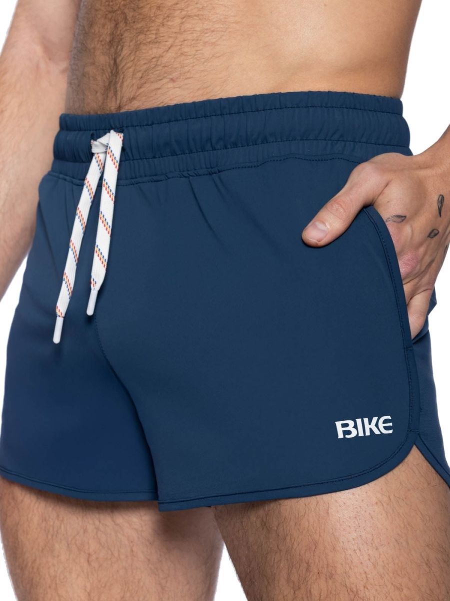 BIKE Athletic Men's activewear BAM200 Track Short Color Color Navy