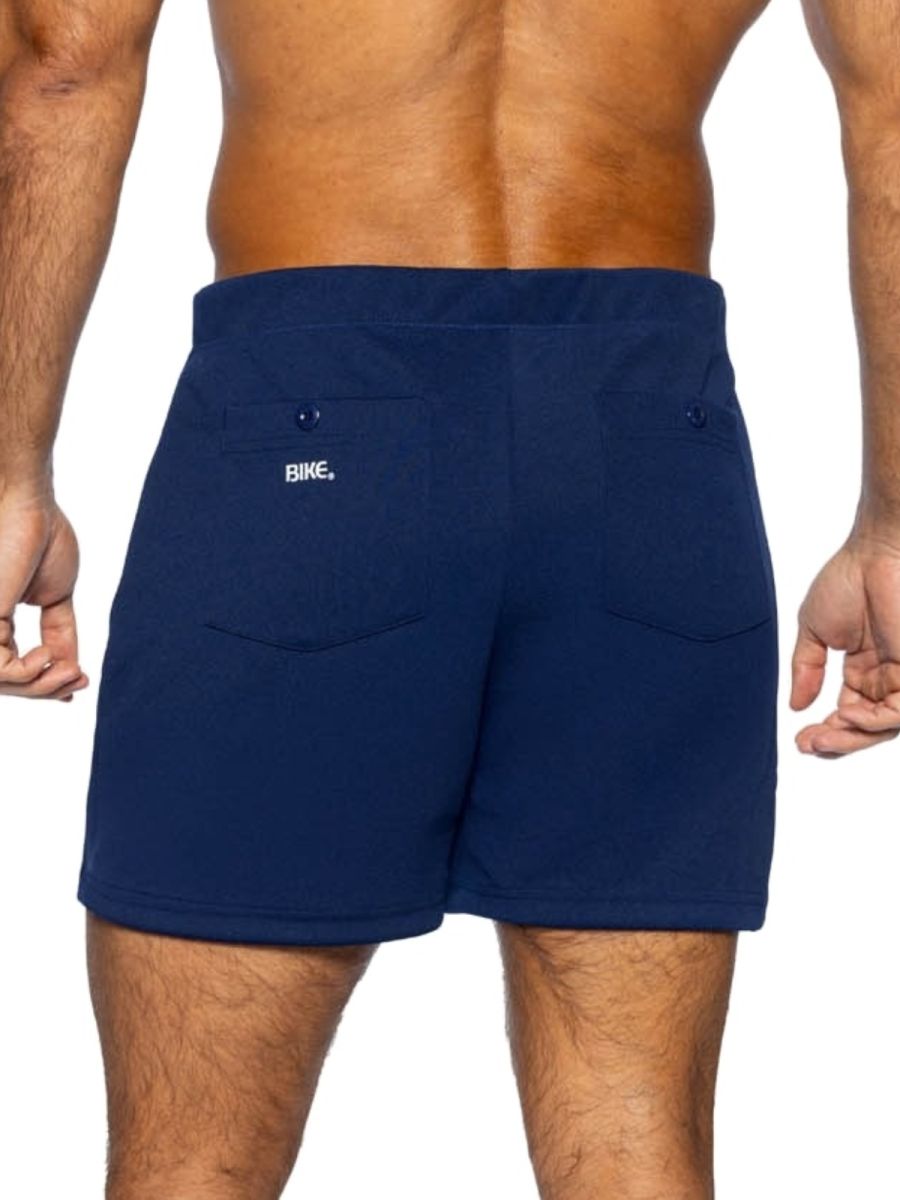 BIKE Athletic Men's activewear BAM207 Coaches Short 5 inch Inseam Color Color Navy