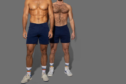 BIKE Athletic Men's activewear BAM207 Coaches Short 5 inch Inseam Color Color Navy - view 11