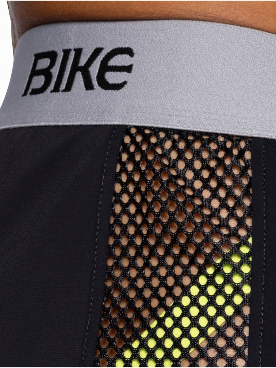 BIKE Athletic Men's activewear BAM225 Peek-a-boo Jock Short Color Black