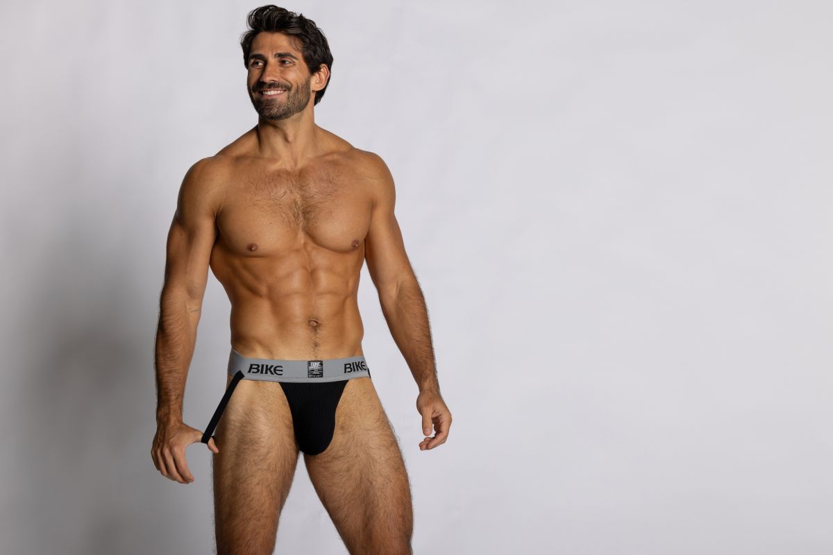 BIKE Athletic Men's Underwear BAS303 Classic Jockstrap Color Black