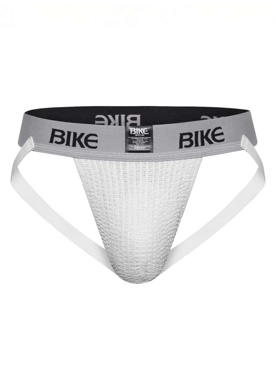 BIKE Athletic Men's Underwear BAS304 Classic Jockstrap Color White