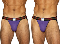 BIKE Athletic BAS305 Men's Underwear Performance Mesh Jockstrap Color Purple - view 1