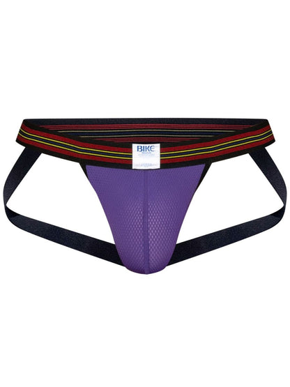 BIKE Athletic BAS305 Men's Underwear Performance Mesh Jockstrap Color Purple