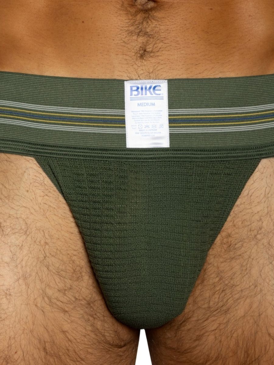 BIKE Athletic Original Number 10 Jockstrap - Olive