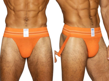 BIKE Athletic BAS306 Men's Underwear Original Number 10 Jockstrap Color Orange