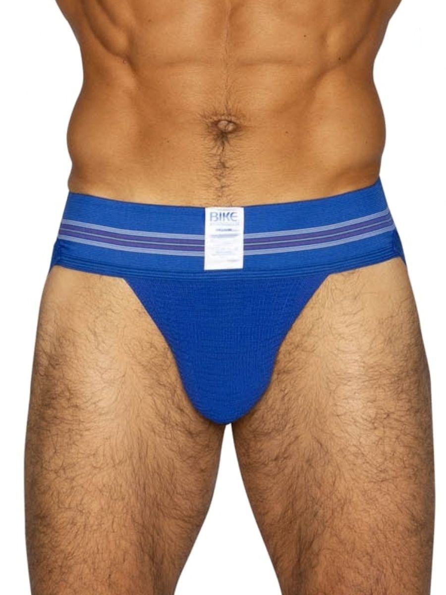 BIKE Athletic Men's Underwear BAS306 Original Number 10 Jockstrap in Color Royal