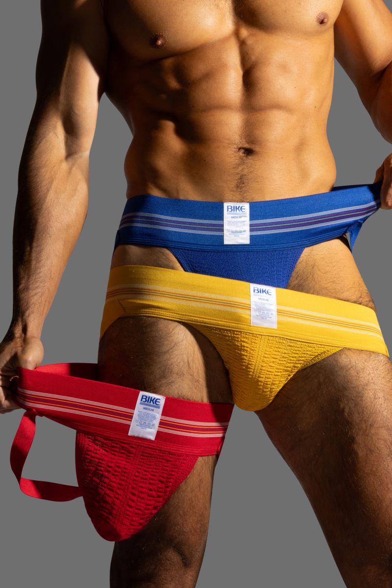 BIKE Athletic Men's Underwear BAS306 Original Number 10 Jockstrap in Color Royal