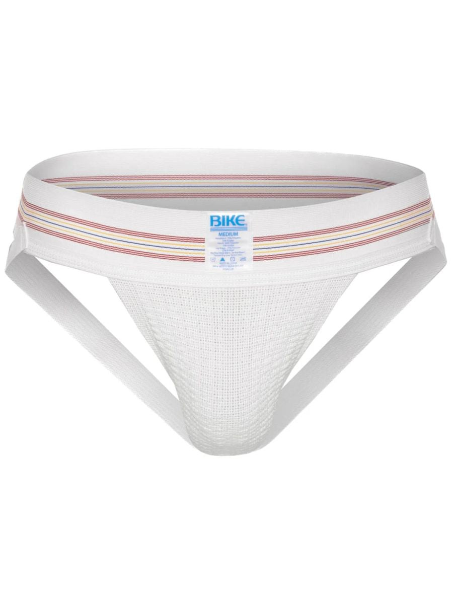 BIKE Athletic Men's Underwear BAS306 Original Number 10 Jockstrap Color White