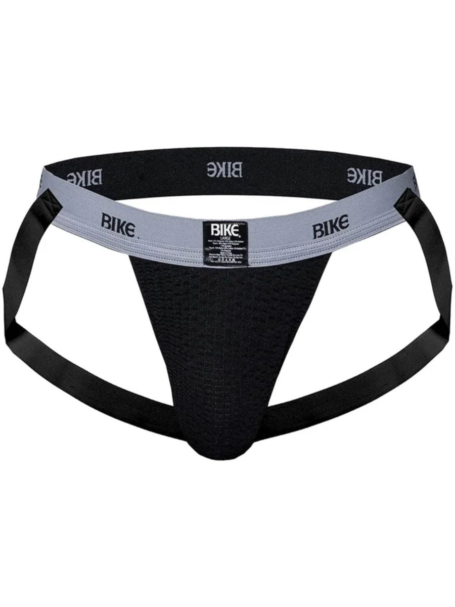 BIKE Athletic Swimmer Athletic Jockstrap - Black