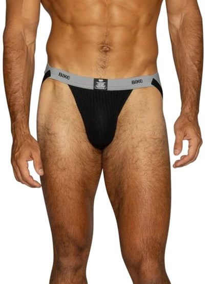 BIKE Athletic BAS308 Men's Underwear Swimmer Athletic Jockstrap Color Black