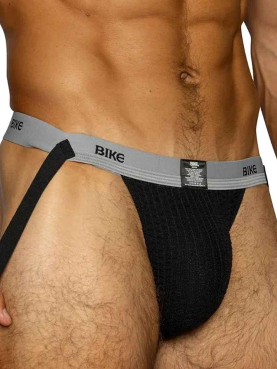 BIKE Athletic Swimmer Athletic Jockstrap - Black