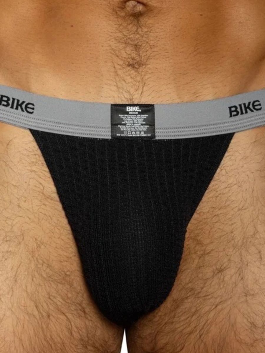 BIKE Athletic Swimmer Athletic Jockstrap - Black