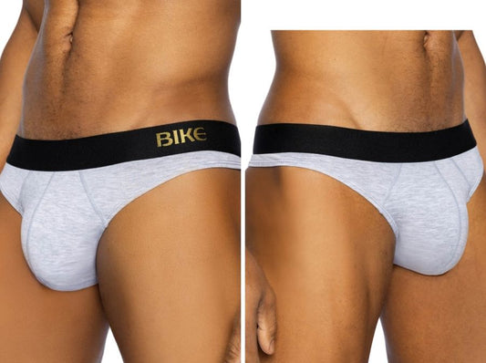 BIKE Athletic Men's Underwear BAS319 Active Thong in Color Light Gray
