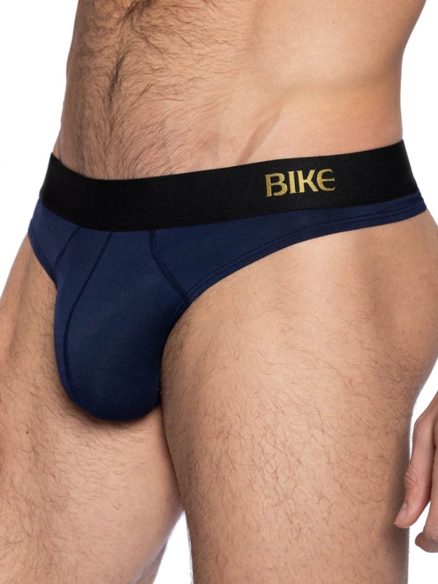 BIKE Athletic Active Thong - Navy