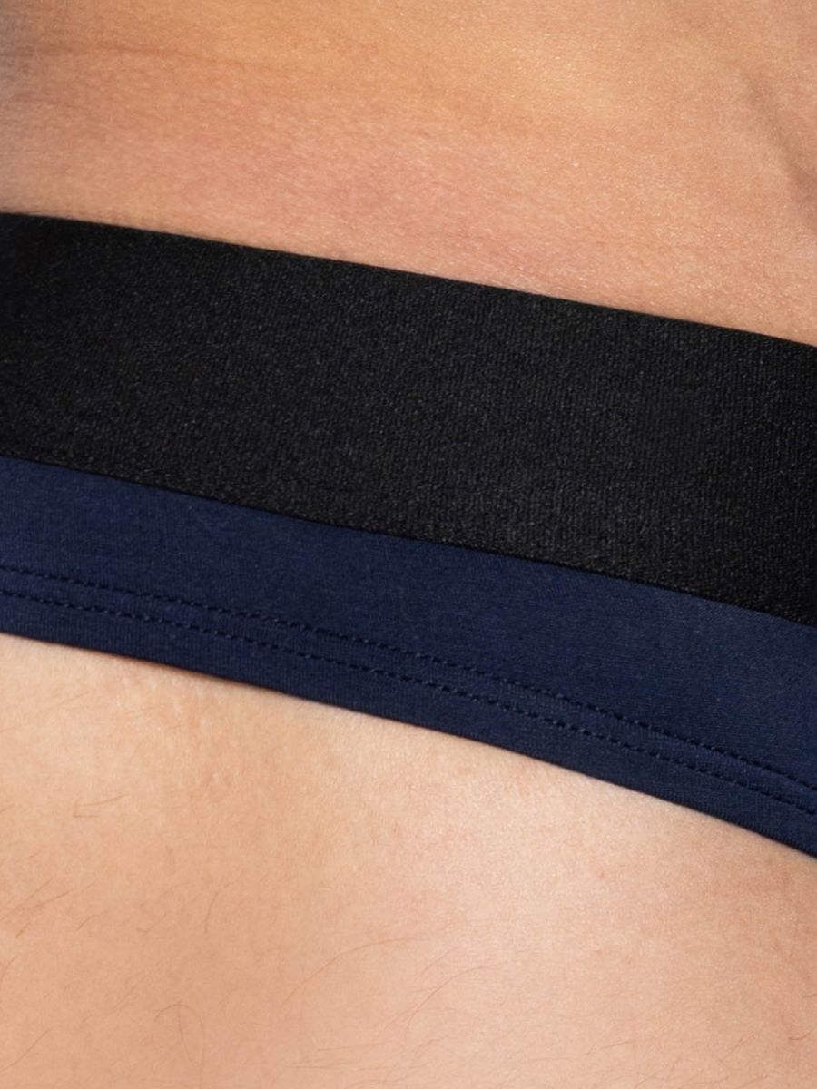 BIKE Athletic Men's Underwear BAS319 Active Thong Color Navy