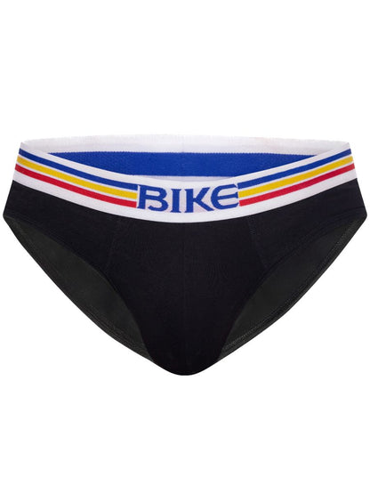 Stretch Black Cotton Brief - view 7