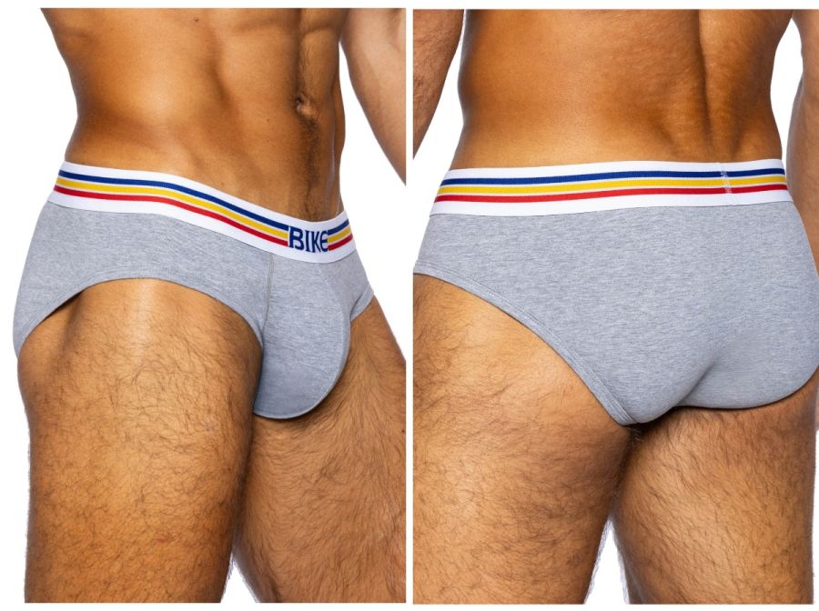 BIKE Athletic Men's Underwear BAS327 Stretch Cotton Brief Color Gray - view 1