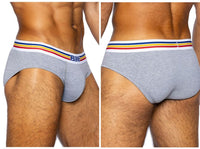 BIKE Athletic Men's Underwear BAS327 Stretch Cotton Brief Color Gray - view 1