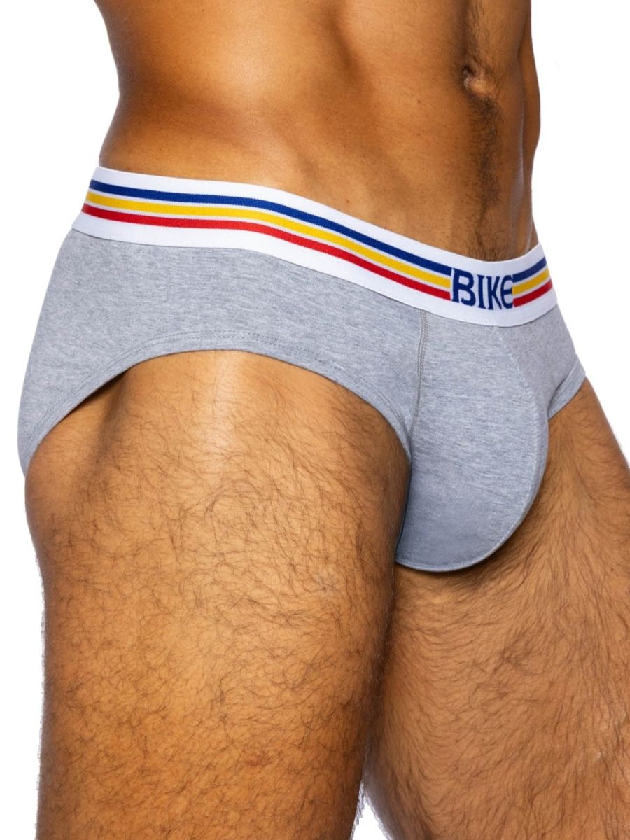 BIKE Athletic Men's Underwear BAS327 Stretch Cotton Brief Color Gray - view 2