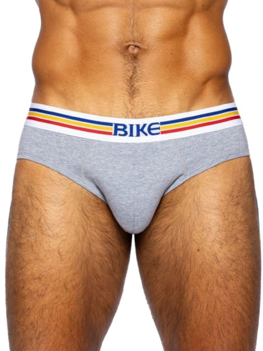 BIKE Athletic Men's Underwear BAS327 Stretch Cotton Brief Color Gray - view 5