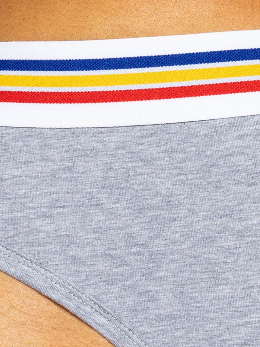 BIKE Athletic Men's Underwear BAS327 Stretch Cotton Brief Color Gray - view 7