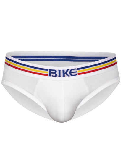 BIKE Athletic Men's Underwear BAS327 Stretch Cotton Brief Color White