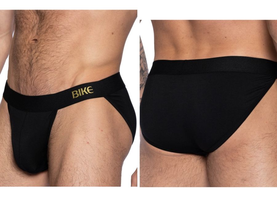 BIKE Athletic Men's Underwear BAS331 Active Jock Brief Color Color Black
