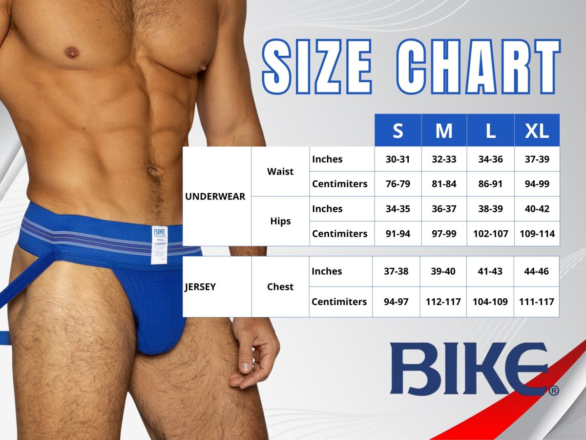 BIKE Athletic Men's Underwear BAS306 Original Number 10 Jockstrap Color White