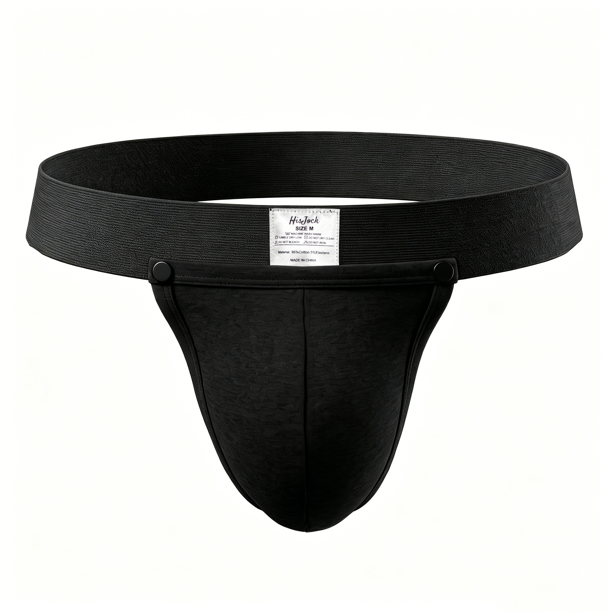 Snap Thong - Black