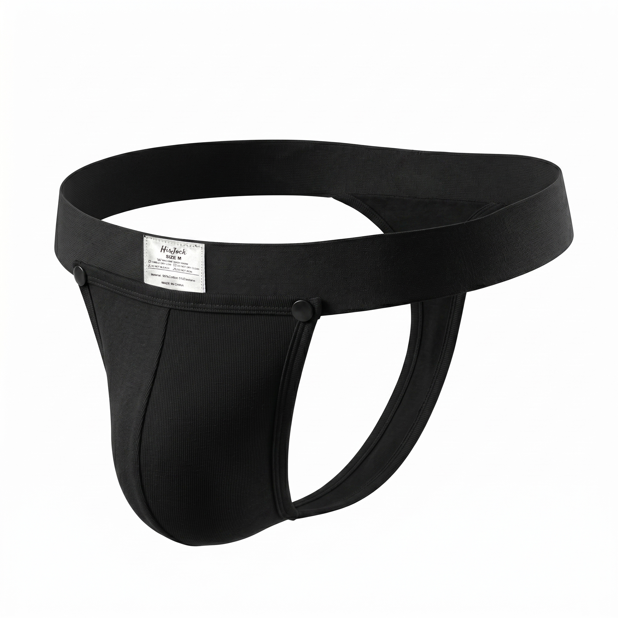Snap Thong - Black
