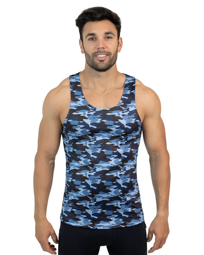 Blue Camo Tank Top - view 1