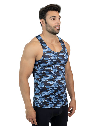 Blue Camo Tank Top - view 2
