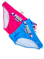 PRIDE POWER Light Blue Swimsuit