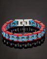 The Captain America Stainless Steel Bike Chain Bracelet