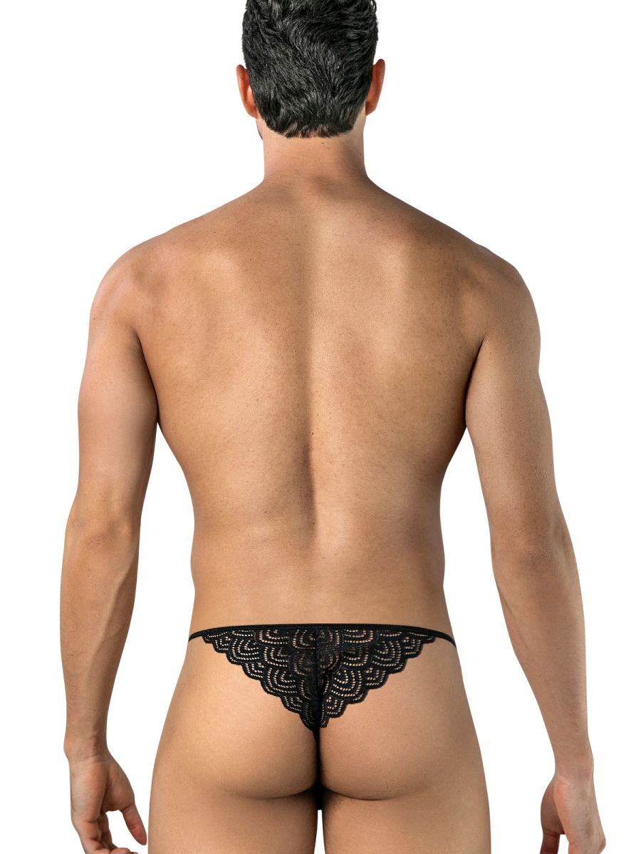 Seductive Black Lace Brief - view 3