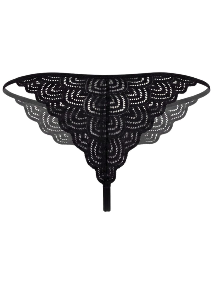 CandyMan 95002 Men's Underwear Seductive Lace Briefs Color Black