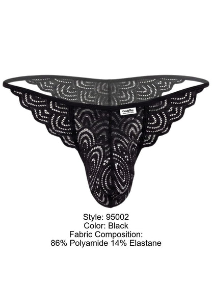 Seductive Black Lace Brief - view 8